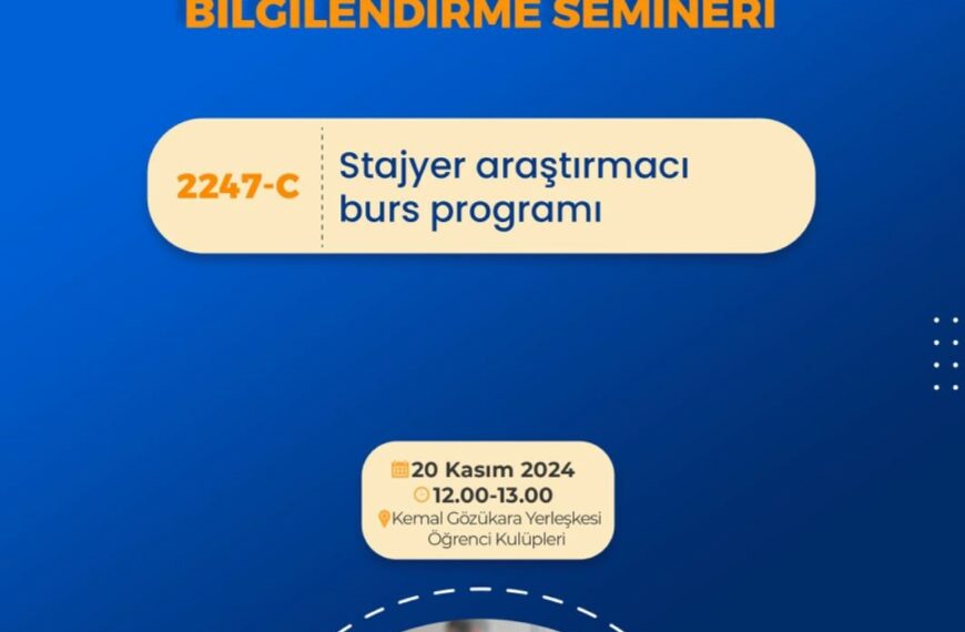TUBITAK 2247-C STAR Bursiyer Bilgilendirme Toplantısı
