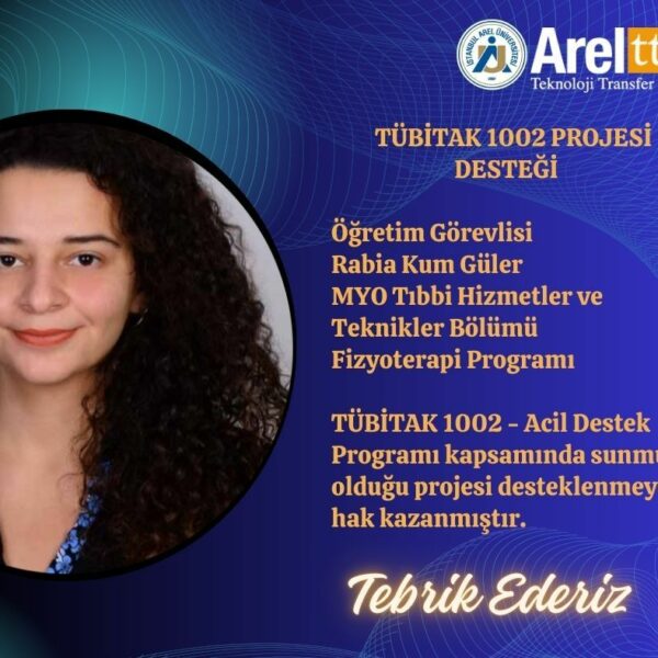 TÜBİTAK 1002 – Hızlı Destek Programı Kapsamında Bir Başarı Daha!